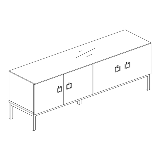 Frank Olsen LYRA TV CABINET Assembly Instructions Manual