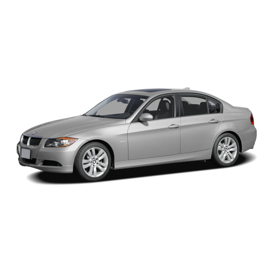 BMW 325i 325xi Owner's Handbook Manual