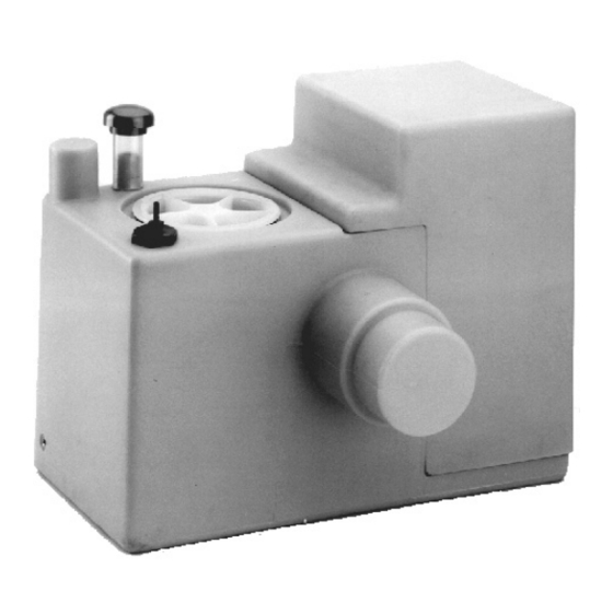 Homa Sanipower Series Original Instruction Manual