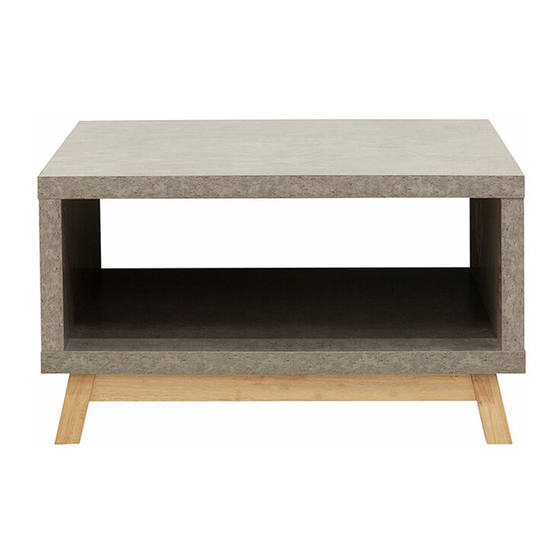 Mocka Arlo Coffee Table Assembly Instructions