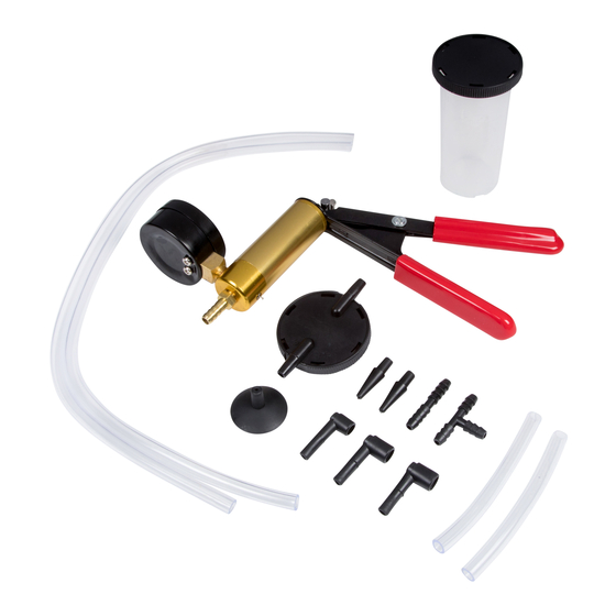 BlueSpot 07932 Automotive Brake Bleeder Manuals