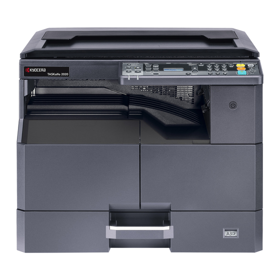 Kyocera TASKalfa 2020 User Manual