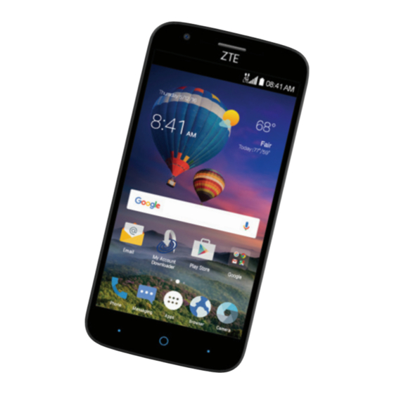 Zte Zmax Champ LTE User Manual