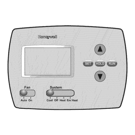 Honeywell PRO TH4000 Series Operating Manual