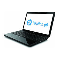 HP Pavilion g6-1000 Maintenance And Service Manual