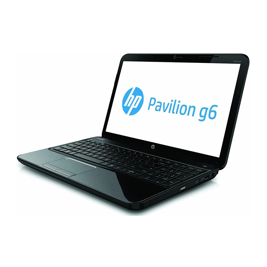 HP PAVILION G6 Maintenance And Service Manual