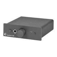 Box-Design Pro-ject head box S USB Instructions For Use