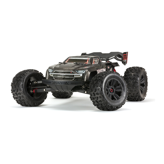 Arrma 1/8th Scale-BLX Brushless Manuals