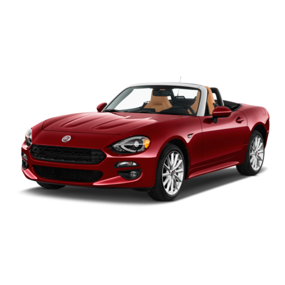 Fiat 124 Spider 2017 Manual