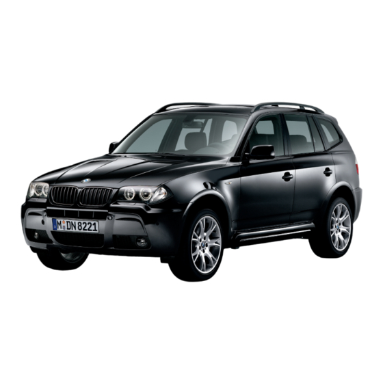 BMW X3 3.0si 2009 Service And Warranty Information