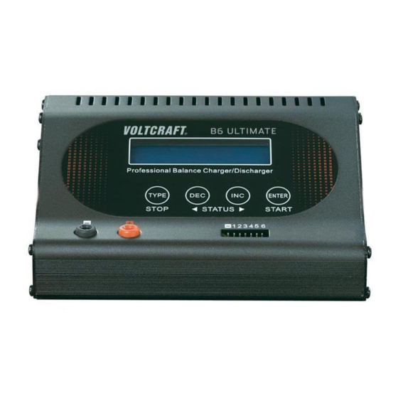 VOLTCRAFT B6 Ultimate Operating Instructions Manual