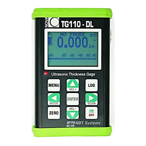 NDT Systems TG110DL User Manual