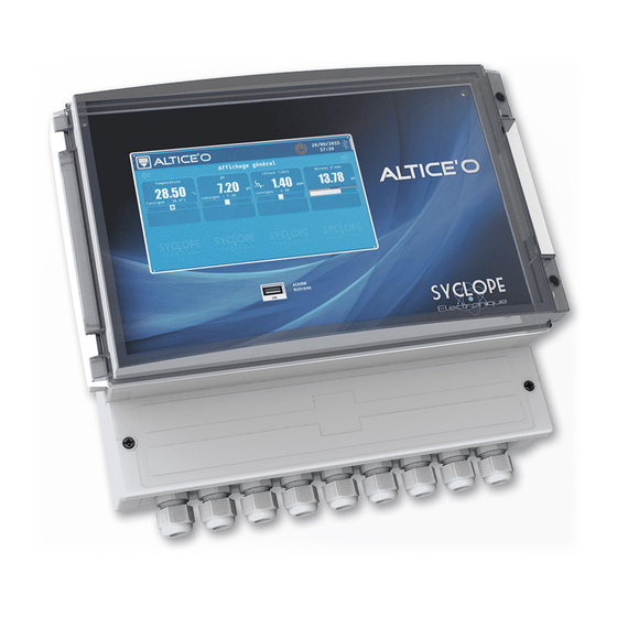 SYCLOPE ALTICE’O Communications Instructions