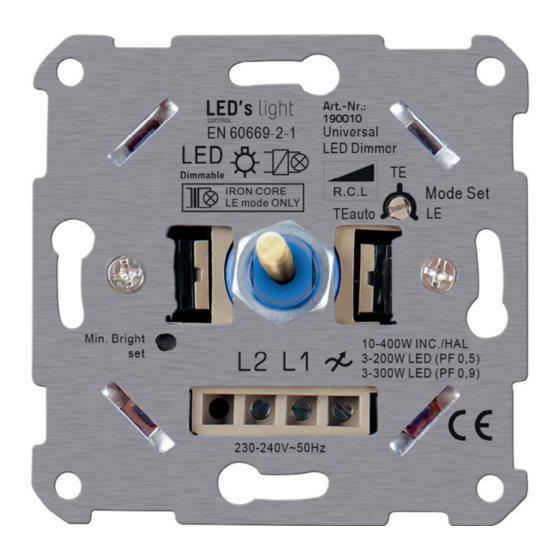 LED's light 190010 Manual