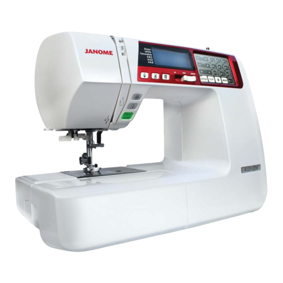 Janome 4120QDC Instruction Manual
