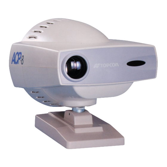 Topcon ACP-8 Repair Manual