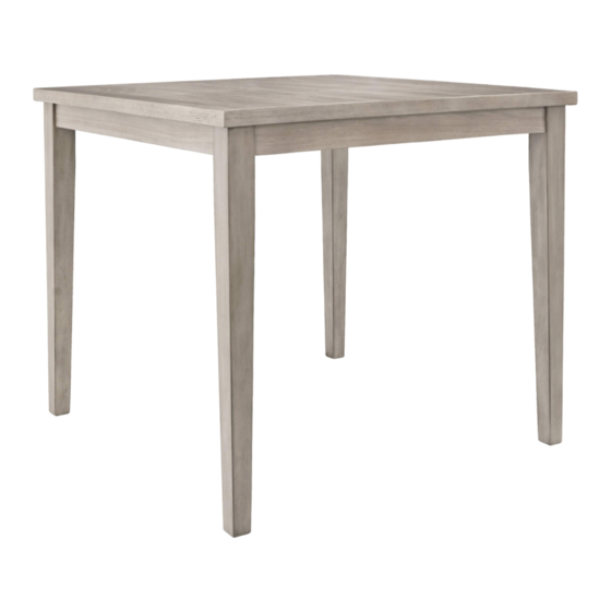 Safavieh Furniture Miliano DTB 1404 Assembly Instructions