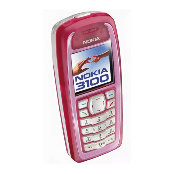 Nokia 3100 - Cell Phone 484 KB Manuals