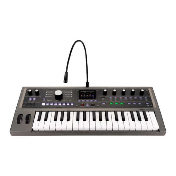Korg microKORG2 Owner's Manual