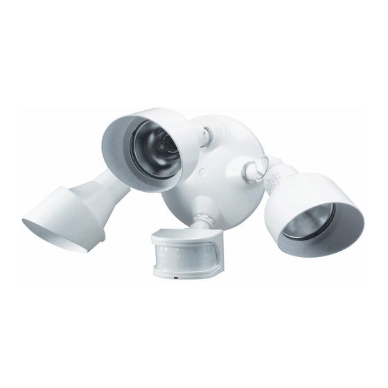 Heath Zenith SL-5798-WH-A - Heath - 270-Degree Triple Head Halogen Motion Sensing Security Light User Manual