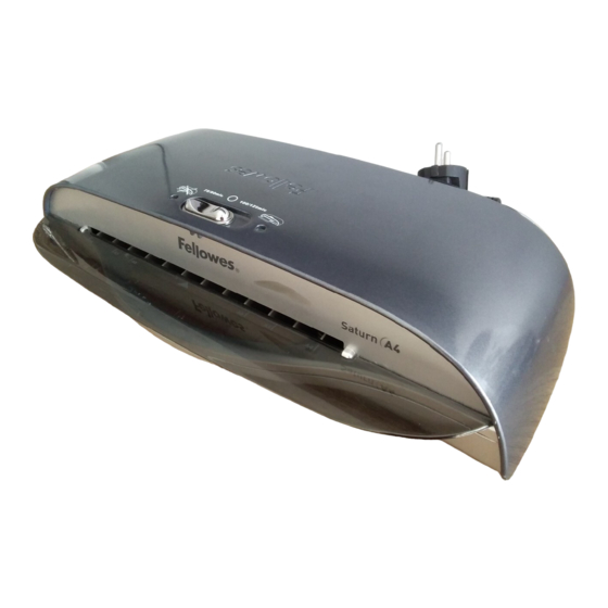 Fellowes Saturn A3 Manual