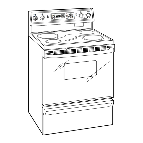 Hotpoint RB787WC Installation Information