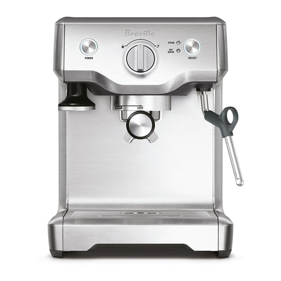Breville Duo-Temp Pro BES810 series Manuals