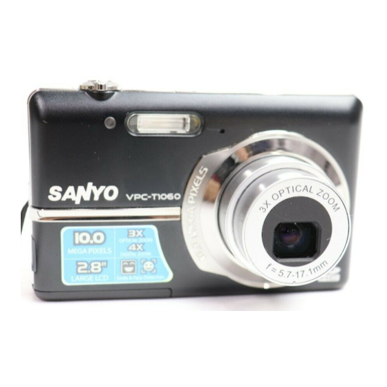 Sanyo VPC-T1060 Manuals