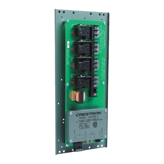 Crestron CNLFDB-4 User Manual