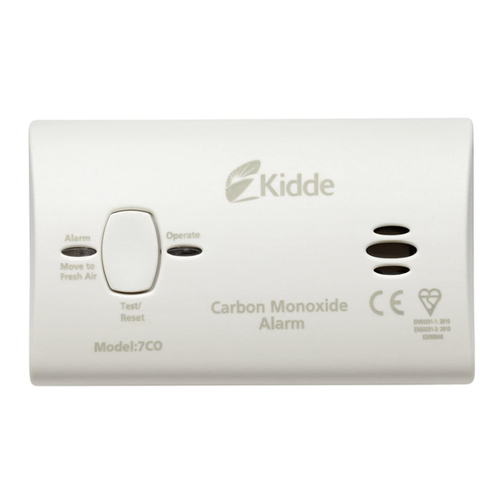 Kidde 7CO Instructions Manual