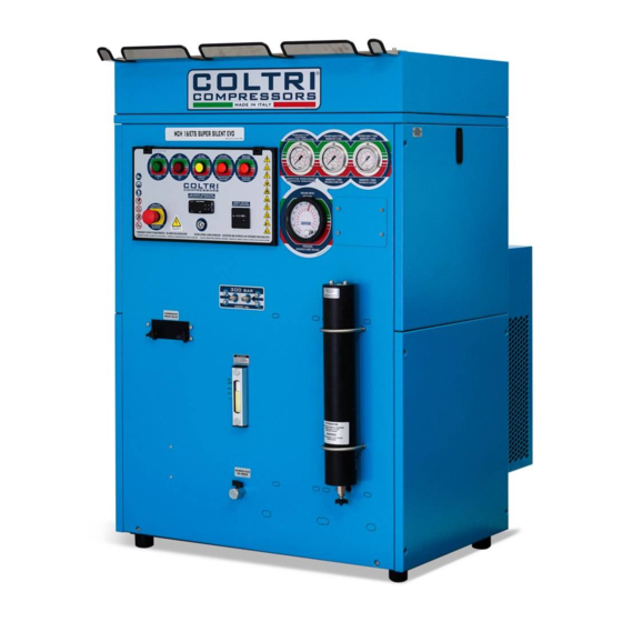 Coltri Compressors MCH-13/ETS MINI SILENT EVO Use And Maintenance Manual
