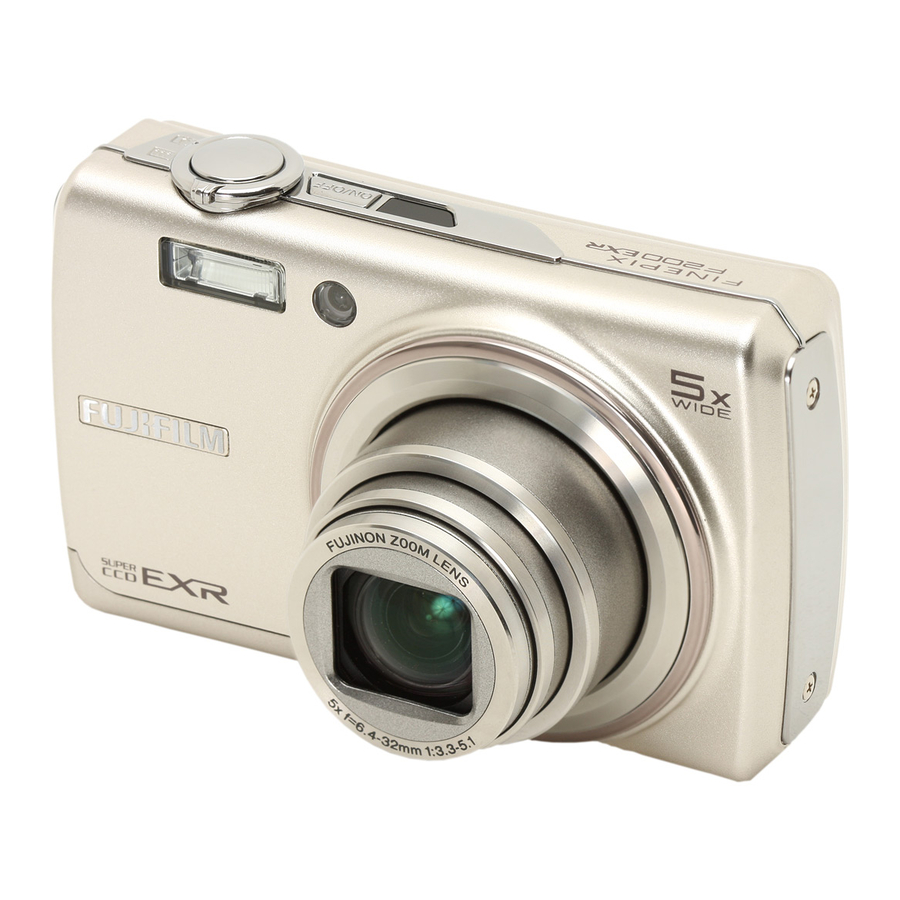FujiFilm Finepix F200EXR Owner's Manual