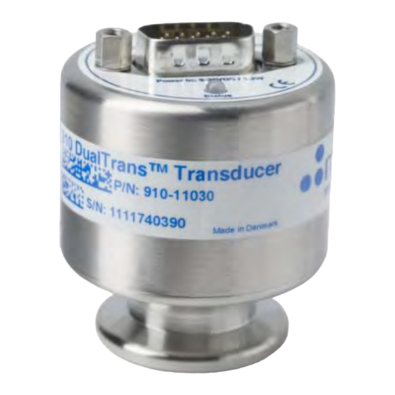 MKS DualTrans 910 Operation And Installation Manual