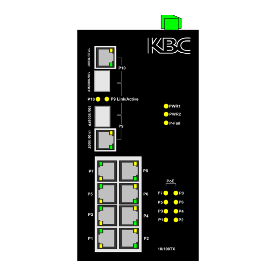 KBC ESUL8P-PC2-D Series Quick Start Manual