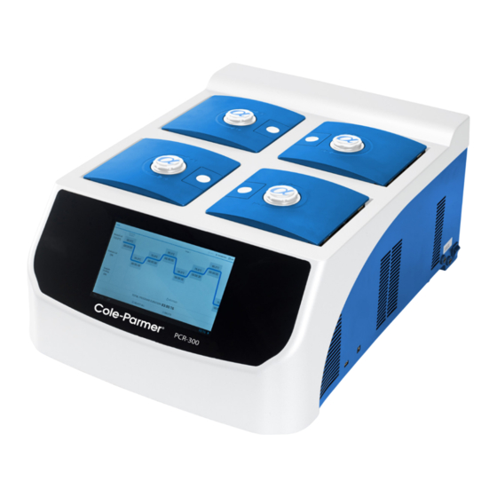 Cole Parmer Alpha Cycler Series Operation Manual