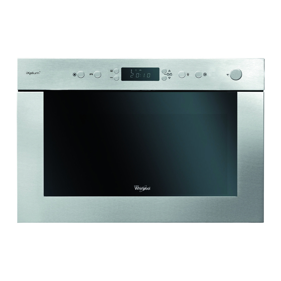 Whirlpool AMW 921 Instructions For Use Manual