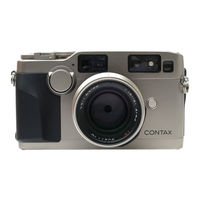 Contax G2 Instruction Manual
