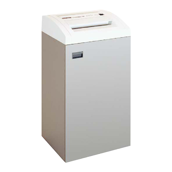 Fellowes Powershred 4200CC Operating Instructions Manual
