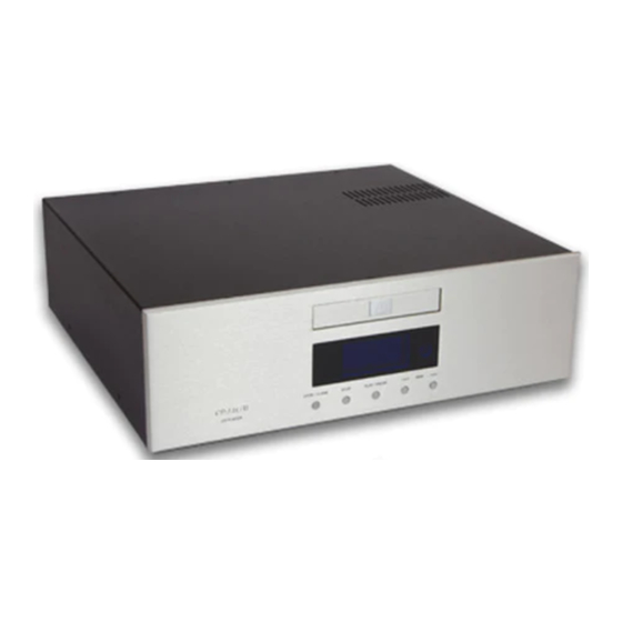 Audio Note CD 2.1x/II Owner's Information