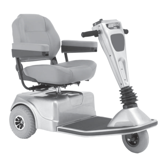 Pride Mobility LEGEND Owner's Manual