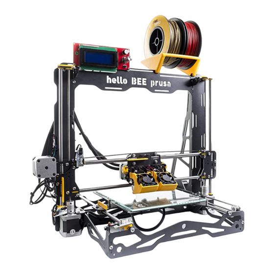 Hello Bee Prusa DIY 3D PRINTER KIT User Manual