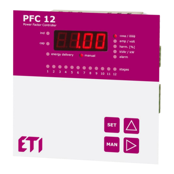 ETI PFC 12 RS User And Service Manual
