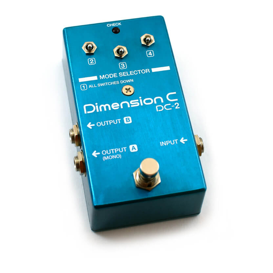 Aion Electronics Blueshift Chorus Manual