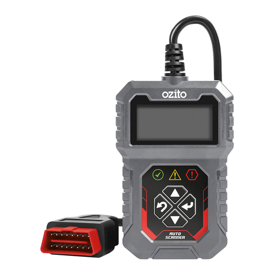 Ozito OBD2 Instruction Manual
