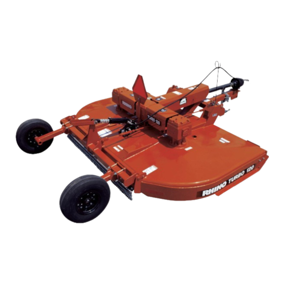 RHINO TURBO120 TURBO120 Operator's Manual