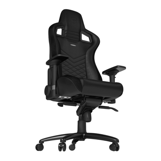 NobleChairs EPIC Series Assembly Instructions Manual