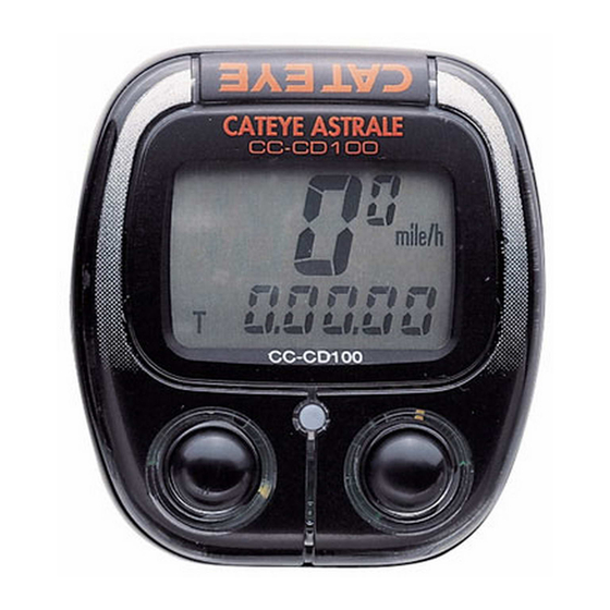 Cateye Astrale CC-CD100 N II User Manual
