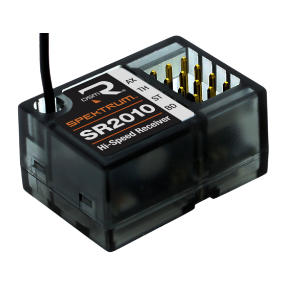 User Manuals: Horizon Hobby Spektrum SR2010 Transmitter