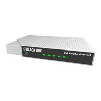 Black Box Usb Peripheral Server/5 Installation Manual