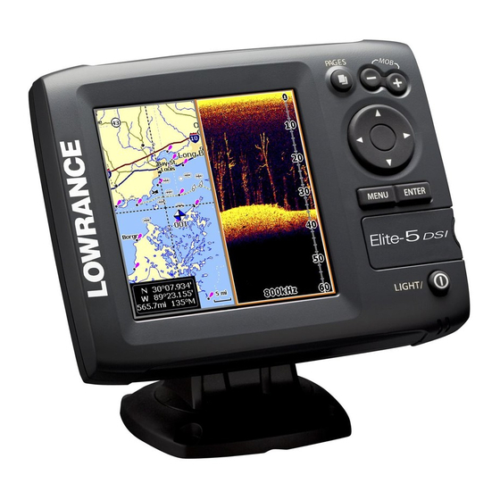 Lowrance Elite 4 DSI Operation Manual